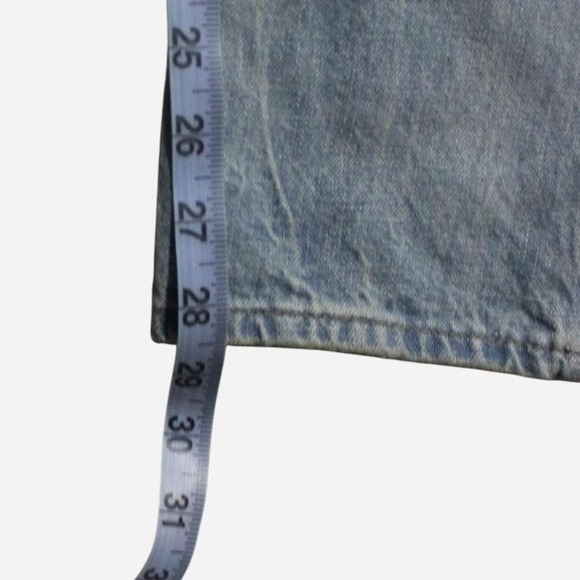 Mens Ralph Lauren Sullivan Slim Ski Club Light Wash Patchwork Mid-rise Jeans - Picture 7 of 7